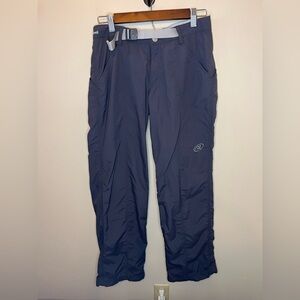 Cloudveil Women’s Size 6 Nylon Slate Blue Hiking Pants Outdoor Gorpcore EUC